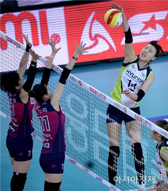 [포토]양효진, '막을 테면 막아봐'