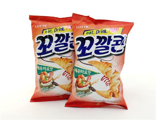 롯데제과, '꼬깔콘 새우마요맛' 출시