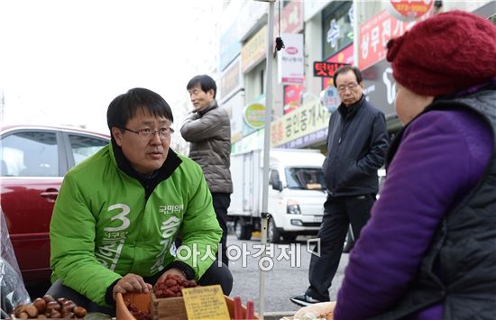 송기석 후보 “소상공인 정책보증지원제도 강화”