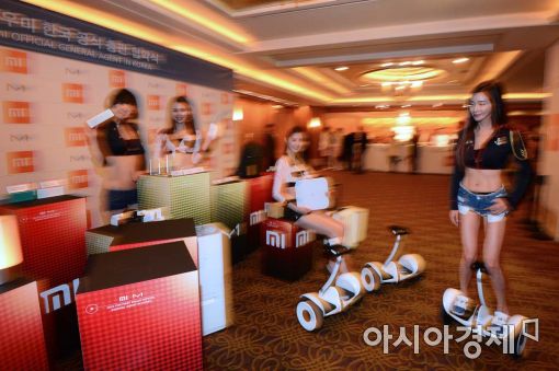 [포토]샤오미 나인봇 타고 씽씽 