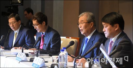 [포토]김종인 대표, 관훈토론회 기조연설