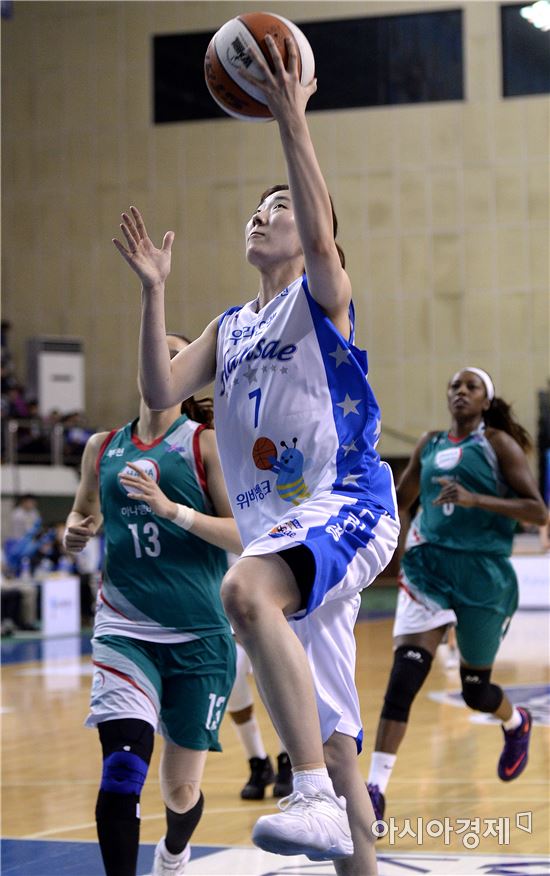 우리은행 박혜진, 여자농구 4·5라운드 연속 MVP
