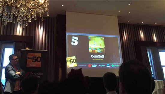 컴투스, 英게임 매체 선정한 '2016년 Top 50 개발사' 중 5위 차지
