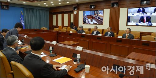 [포토]서울-세종간 영상 경제관계장관회의