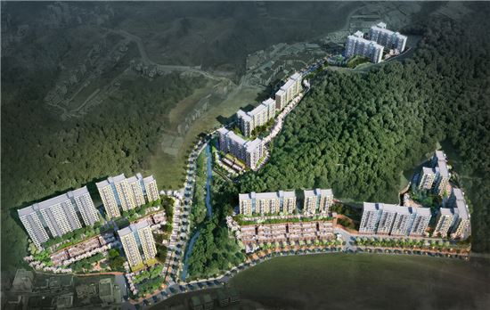 대림산업, 'e편한세상 테라스 오포' 분양 인기