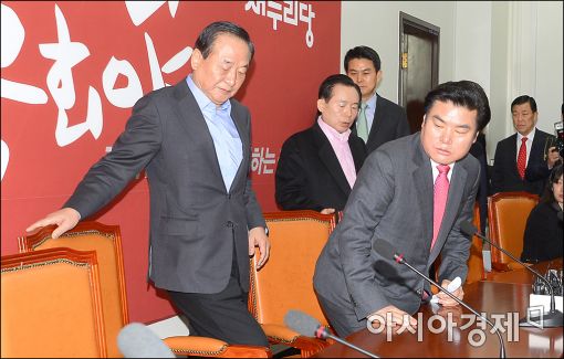 [포토]다급해진 친박계 최고위원들