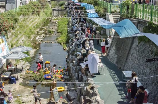 신세대 장돌뱅이 시장 정릉개울장 개장 