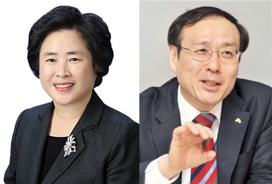 신용현 한국표준과학연구원 원장(왼쪽) 오세정 서울대 물리천문학부 교수(오른쪽)