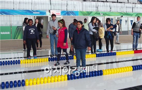 “스포츠도시 광주에 깊은 감동받고 갑니다”