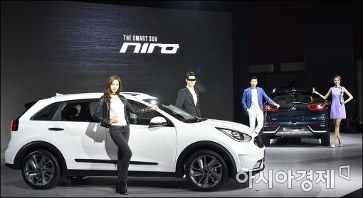 [포토]기아차, 친환경 SUV '니로' 출시