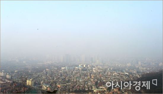 [포토]먼지많은 서울