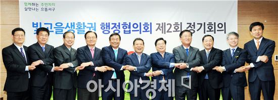 광주시-인접 5개 시·군, 제2회 빛고을생활권 행정협의회 개최