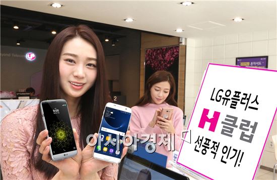 LGU+ H클럽 인기, 고급 스마트폰 구매자 중 38% 이용