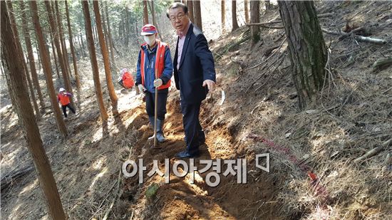 곡성군, 노인사회활동 지원사업으로 편백나무 힐링 숲길 조성 ‘호응’