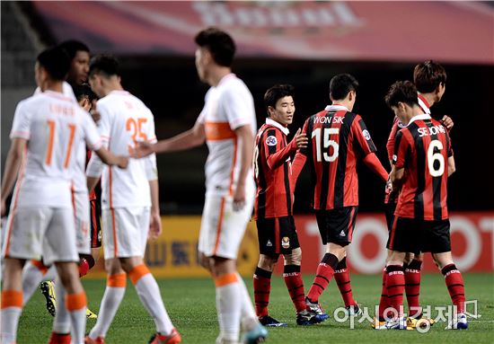 [포토]FC서울, 홈에서 산둥과 0-0 무승부