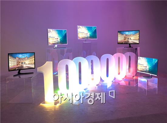 삼성 커브드 모니터 판매 100만대 돌파…점유율 85.2%