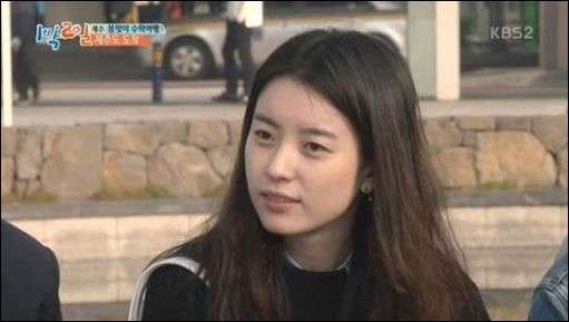 '1박2일'에 출연한 한효주. 사진=KBS2 '해피선데이-1박2일' 화면 캡처

