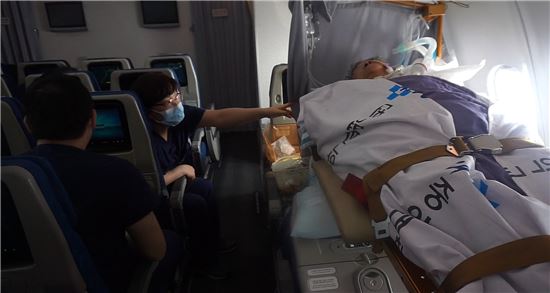 중국 거주 위안부 피해 할머니 국내 무사 도착