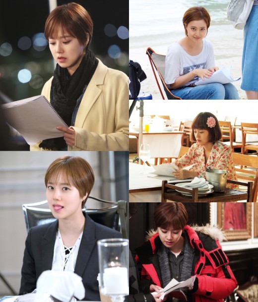 '굿바이 미스터 블랙' 문채원, 촬영현장에서도 러블리 매력 통통