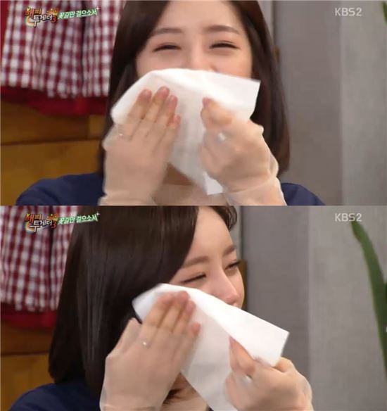 '해피투게더3' 혜리 눈물. 사진=KBS2 해피투게더3 캡처
