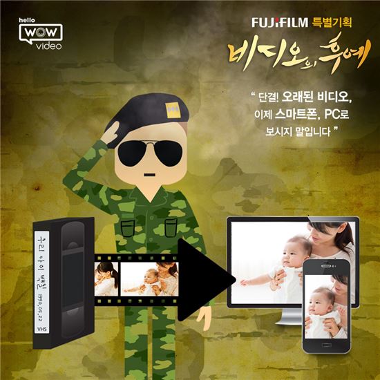 "비디오의 후예" 한국후지필름, 비디오 테이프 변환 이벤트