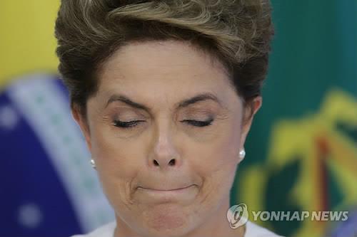 브라질 호세프 대통령 탄핵안 하원 통과 눈 앞…상원 절반 이상 탄핵 지지
