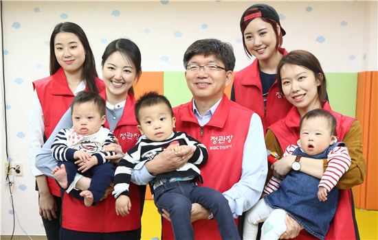 KGC인삼공사, 박정욱 대표이사와 장애아동 위한 봉사활동 진행