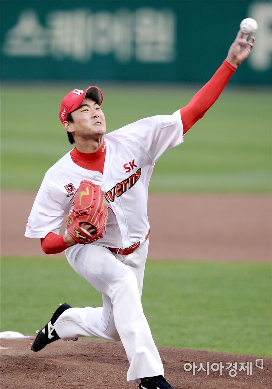 [포토]김광현, '통산 100승을 향해'