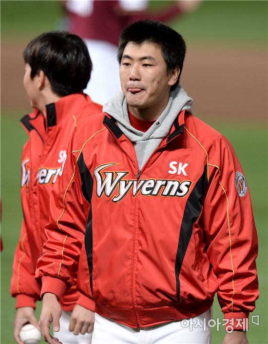 [포토]김광현, '100승은 다음 기회에'