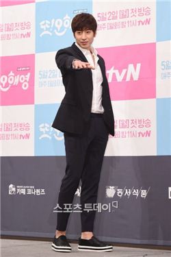 tvN 새 월화극 '또 오해영' 제작발표회에 참석한 에릭/사진=스포츠 투데이