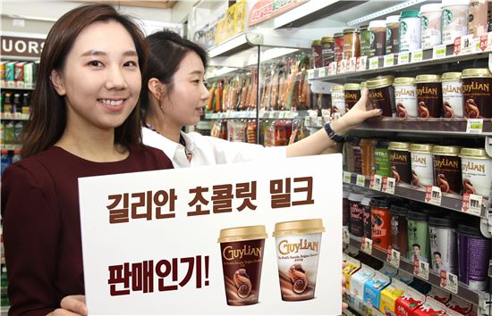 롯데푸드, '길리안 초콜릿 밀크' 출시 첫 주 25만개 판매