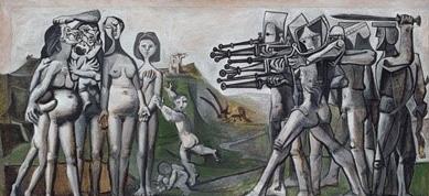 파블로 피카소 '한국에서의 학살'(파리 피카소 미술관)