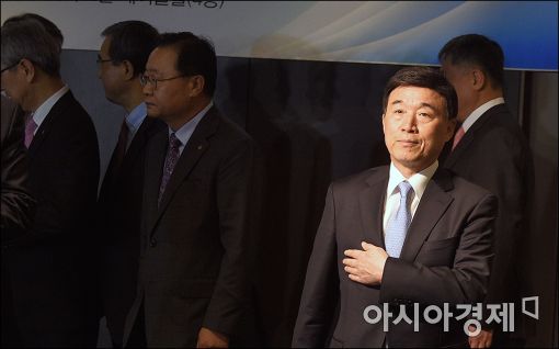 [포토]서용원 한진 사장, 10대기업 간담회 참석