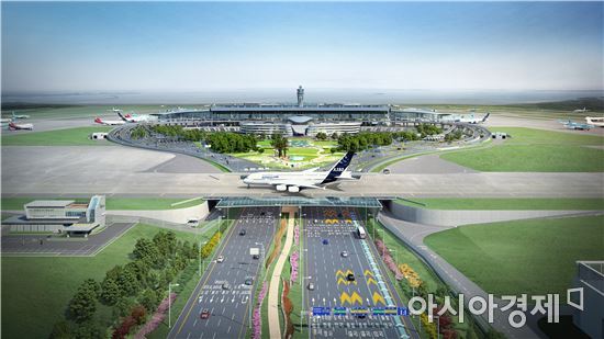 인천공항 제2여객터미널 상량식…내년 말 개항 