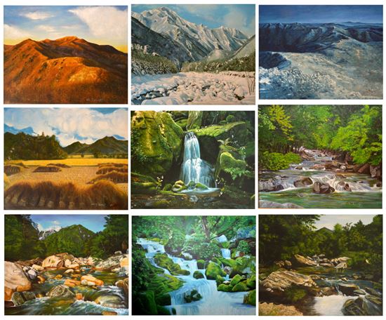 종혜스님, 순창 강천사 그림전시회