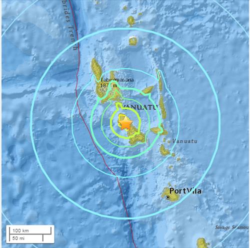 바누아투 지진, 이달 6차례 발생…요동치는 불의 고리