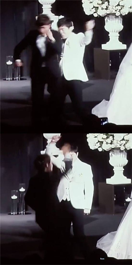 김가연·임요환 결혼식 참석 홍진호, 더블 댄스 영상 올리고 "자폭"