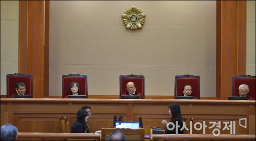 [포토]헌재, '국어기본법' 위헌 확인 헌법소원 공개변론