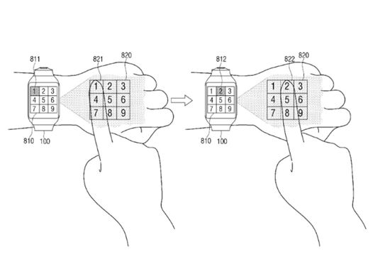 "스마트워치로 손등에 더 큰 화면을"…삼성 특허