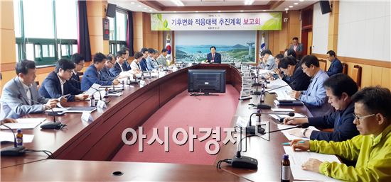 완도군, 기후변화 적응대책 사업 보고회 개최