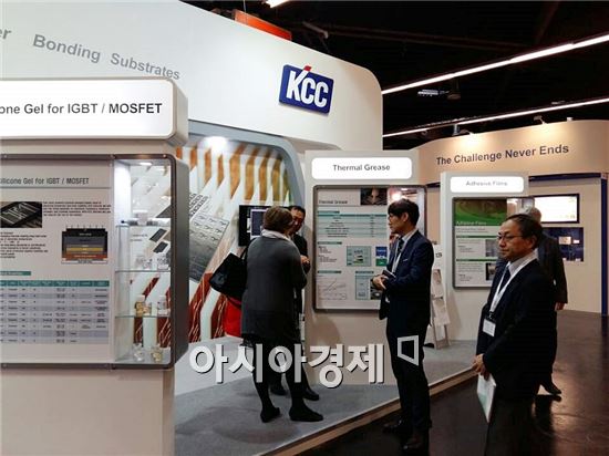 KCC, 세계 최대 반도체 소재 전시회(PCIM) 참가