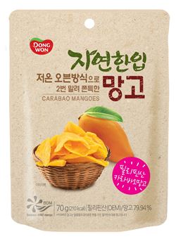 동원F&B, 쫀득쫀득 ‘자연한입 망고’ 출시