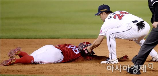 오재원[사진=김현민 기자]