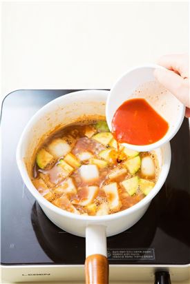 「오늘의 레시피」깍두기 청국장찌개