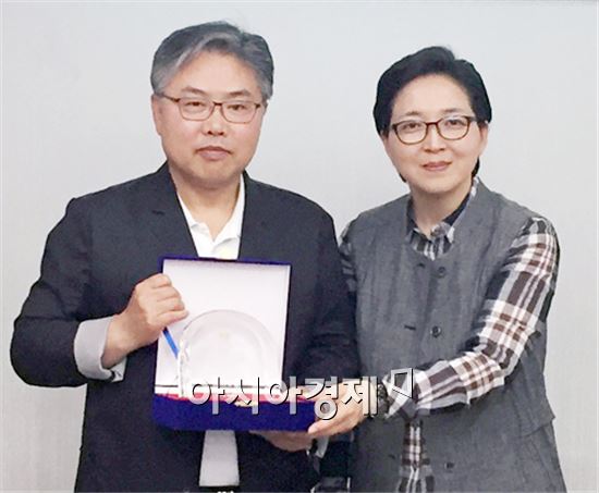 호남대 KIR사업단, ㈜테코라인 박용수 대표에 감사패 전달