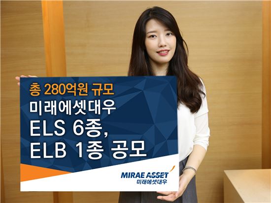미래에셋대우, ELS 6종·ELB 1종 공모