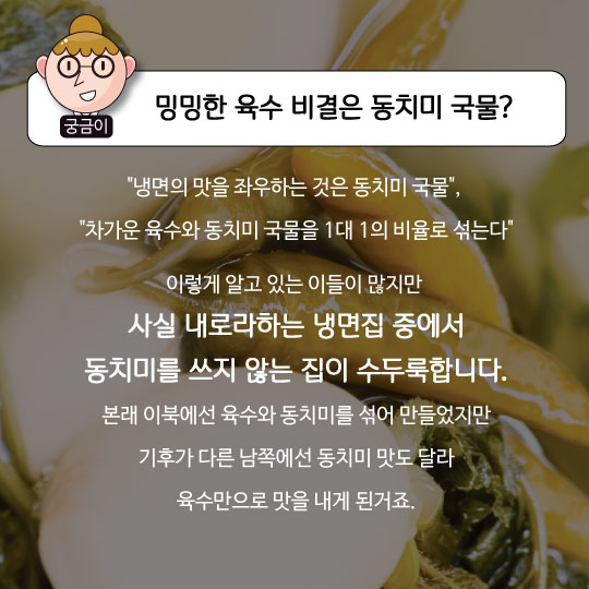 [카드뉴스]'냉면의 진실' 이쯤 썰 풀면 당신도 고수