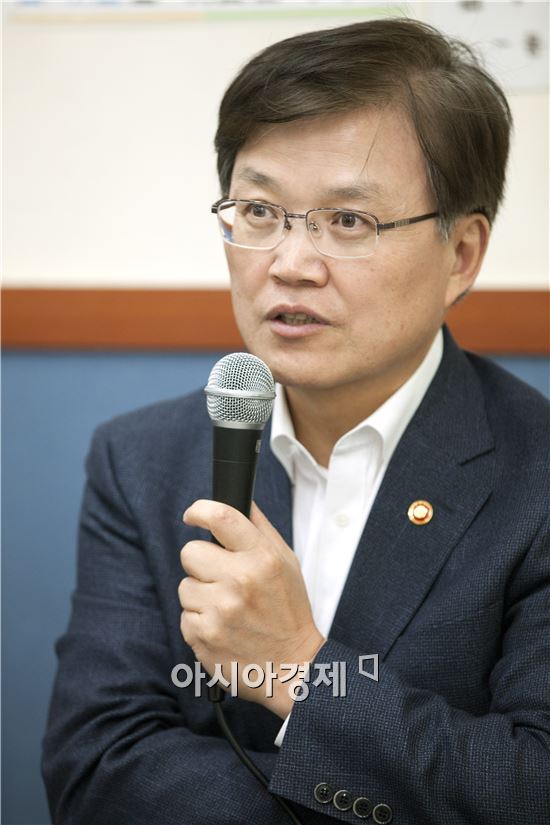 [포토]미래부 출입기자 간담회 참석한 미래부 장관