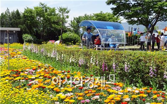 [포토]장미향기속에 레일바이크도 타고