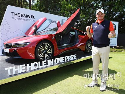 [골프포토] 모리슨 "2억원짜리 홀인원 잭팟"